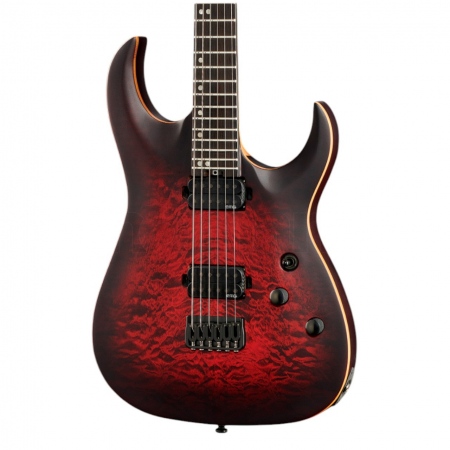 Harley Benton Amarok-BT BKRD Quilted Burst