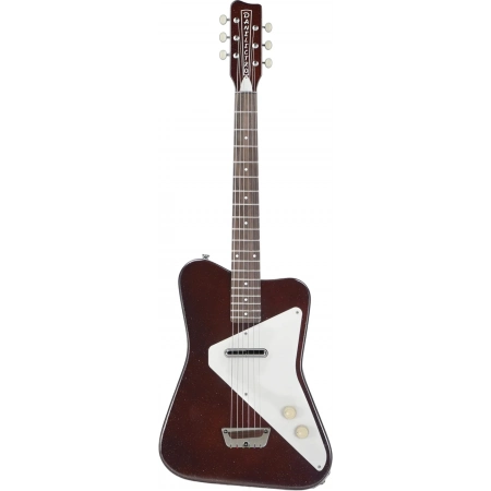 Электрогитара Danelectro Pro Maroon Silver Glitter Электрогитара Danelectro Pro Maroon Silver Glitter