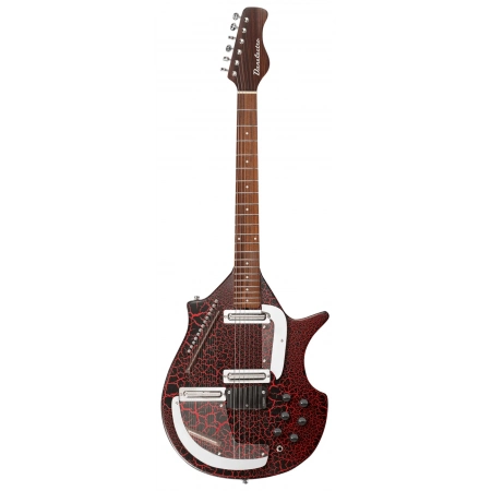 Электрогитара Danelectro Sitar Red Crackle Электрогитара Danelectro Sitar Red Crackle