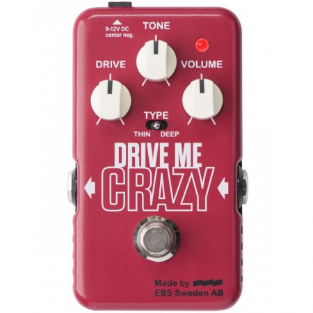 EBS Drive Me Crazy Distortion/Overdrive