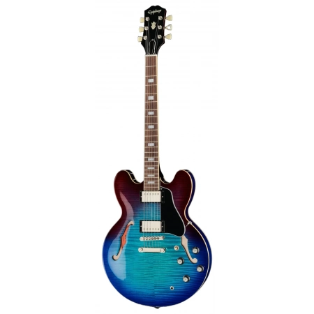 Електрогітара Epiphone ES-335 Figured Blueberry Burst