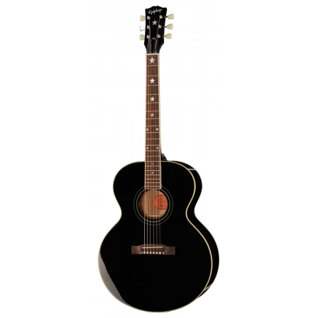 Акустическая гитара Epiphone J-180 LS Ebony