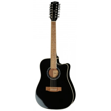 Акустическая гитара Harley Benton D-200CE-12BK