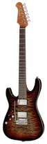 Електрогітара Harley Benton Fusion-IV HH LH RW QDG