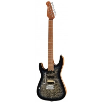 Электрогитара Harley Benton Fusion-IV HSS LH MN QBKB