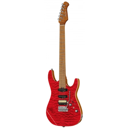 Електрогітара Harley Benton Fusion-IV HSS MN QRG