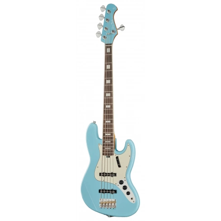 Бас-гитара Harley Benton MV-5JB Daphne Blue