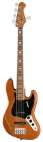 Бас-гитара Harley Benton MV-5JB Natural