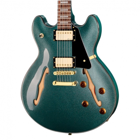 Harley Benton HB-35Plus Gun Metal Blue
