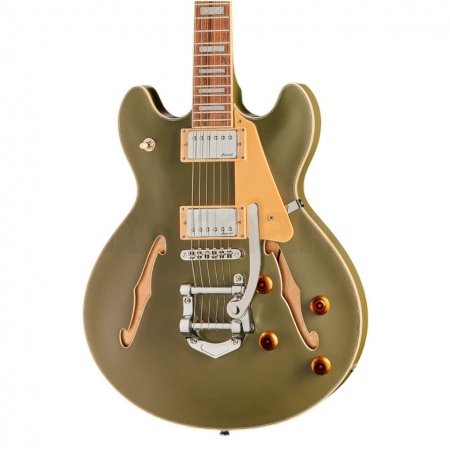 Электрогитара Harley Benton HB-35Plus Tremolo Olive Drab