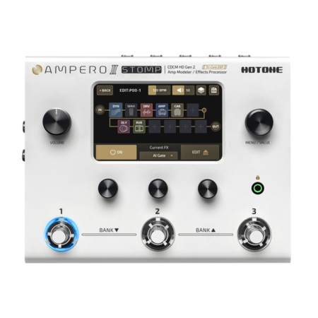 Hotone Ampero II Stomp Multi-Effects Processor