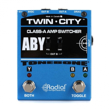 Radial Bones Twin City ABY Amp Switcher Radial Bones Twin City ABY Amp Switcher
