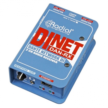 Radial DiNET DAN-RX Dante Network DI