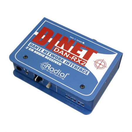 Radial DiNET DAN-RX2 Dante Network DI