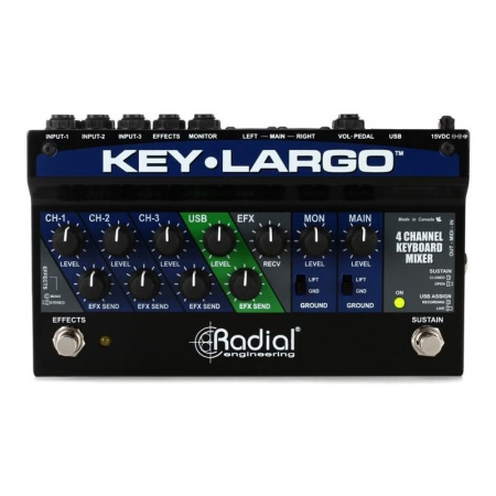 Radial Key-Largo Multi-Channel Keyboard Mixer