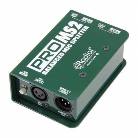 Radial ProMS2 Passive Microphone Splitter