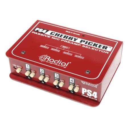 Radial PS4 Cherry Picker 4-Channel Preamp Selector