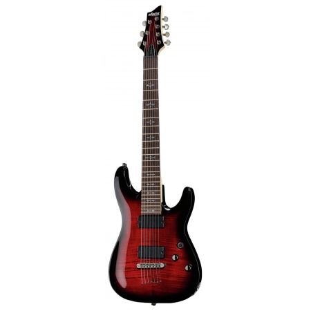 Электрогитара Schecter Demon-7 Crimson Red Burst