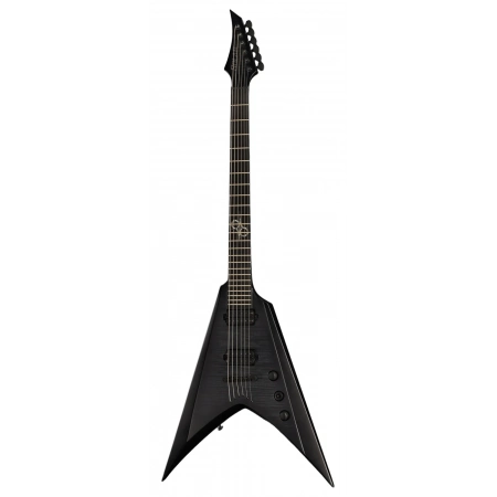 Електрогітара Solar Guitars V2.6FBB Baritone Flame Black Електрогітара Solar Guitars V2.6FBB Baritone Flame Black