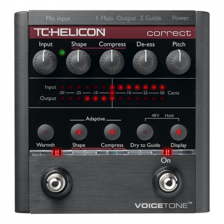 TC-Helicon VoiceTone Correct Vocal Multi-Effects Processor