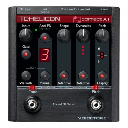 TC-Helicon VoiceTone Correct XT Vocal Multi-Effects Processor