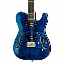 Harley Benton TE-90QM HH Trans Blue