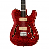 Harley Benton TE-90QM Trans Red