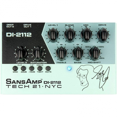 Tech 21 SansAmp DI-2112 Geddy Lee Signature Bass Preamp