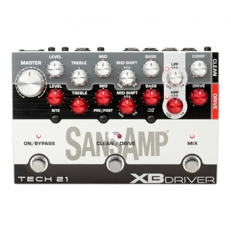 Tech 21 SansAmp XB Driver Bass Preamp/Overdrive