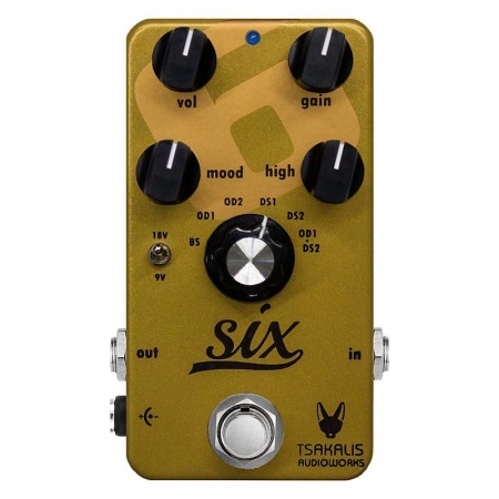 Tsakalis Six Boost/Overdrive/Distortion