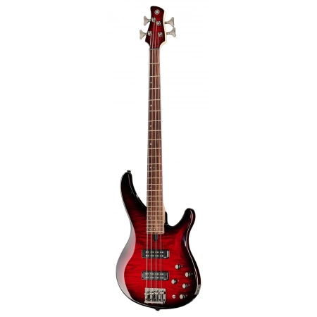 Бас-гитара Yamaha TRBX604FM Dark Red Burst