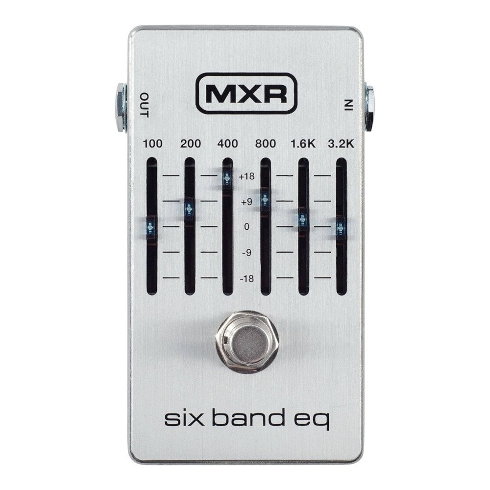ギター MXR M-109 6-band EQ MXR M109 Silver 6 Band EQ: цена, купить в Украине. Гітарна педаль